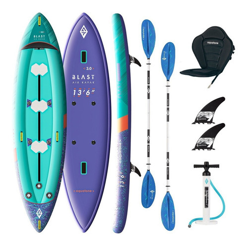 Sup Kayak Blast 3 Pers Aquatone Ilable 13'6' Color Violeta