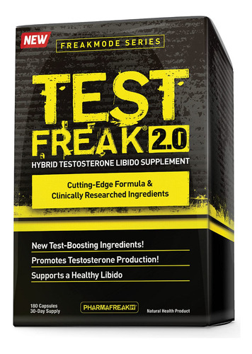 Pharmafreak Test Freak 2.0 - Suplemento Hibrido De Vitaminas