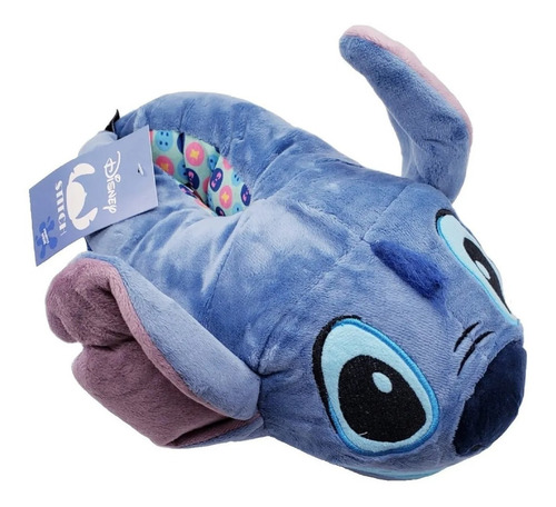 Pantufa 3d Stitch Solado De Borracha Original Disney