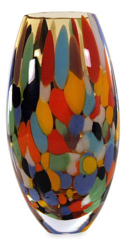 Vidrio Soplado Mano Confeti Estilo Murano Multicolor