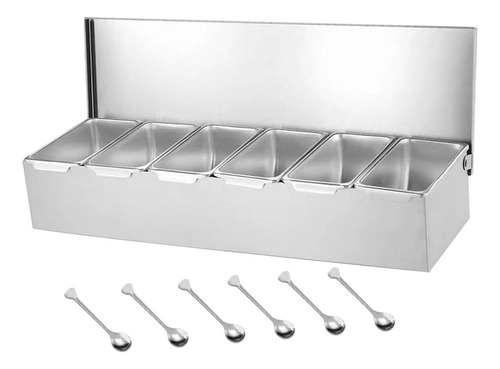 Ultra Asequible Tarro De Condimentos Con Tapa, Recipiente