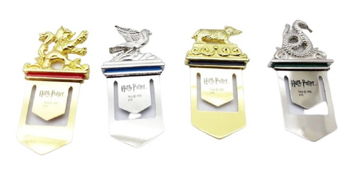 Imagen 6 de 7 de Harry Potter Separadores Escudos Metalicos Casas Hogwarts