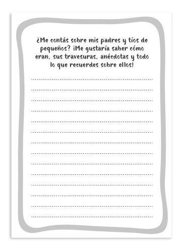 Imagen 8 de 9 de Libro De Historia Familiar - Las Historias De Mi Abuela