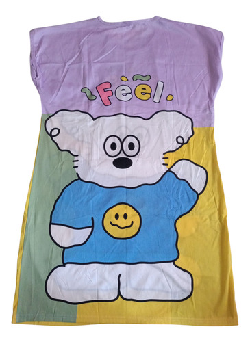 Bata Para Dormir Estampada Unitalla Juvenil