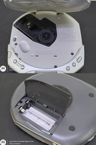Discman Sony Walkman D-e351sr Portable Cd Player Funcionando Gris (Usado)