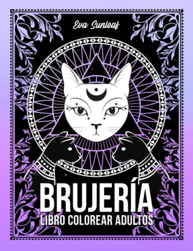 Libro Colorear Adultos: Brujeria - Manualidades Adultos - Re