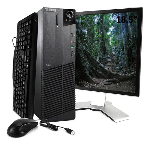 Cpu Lenovo M93p / M83 Core I3 4ªg 8gb 500gb + Monitor 18,5'