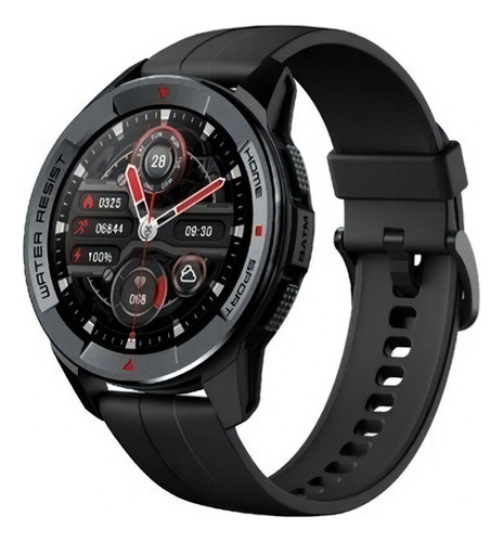 Reloj inteligente Mibro X1 Sport Amoled 5 Atm Advenc, color de la carcasa: negro, color de la correa: negro