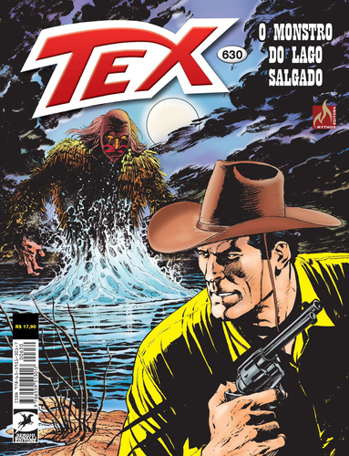 Tex Nº 630: O monstro do lago salgado, de Rizzo, Antonello. Editora Edições Mythos Eireli, capa mole em português, 2022