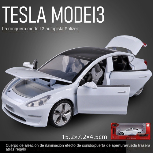 Compatible Con Tesla Model3 Coche Modelo Coche De Juguete