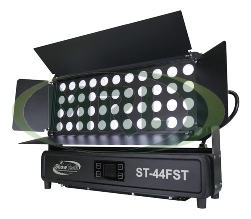 4 Ribalta Wash Light P5 Led Outdoor 44x12w Rgbw Com Case Dj