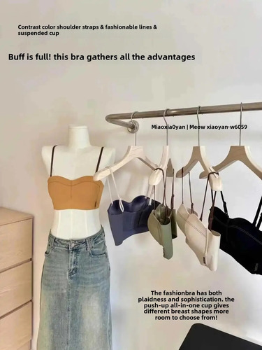 Ropa Interior De Mujer Con Sujetador Push Up Sin Tirantes Si