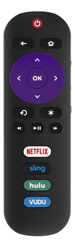 Control Para Roku Tv Tcl / Hisense / Onn Con Netflix Smarttv