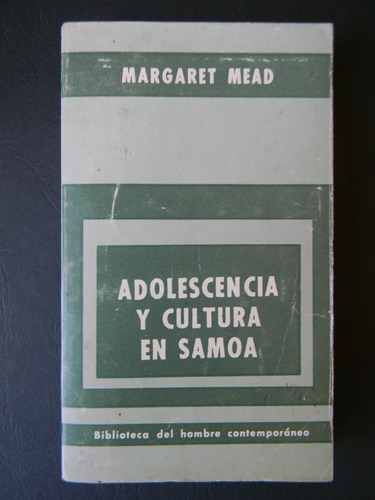 Adolescencia Y Cultura En Samoa Margaret Mead
