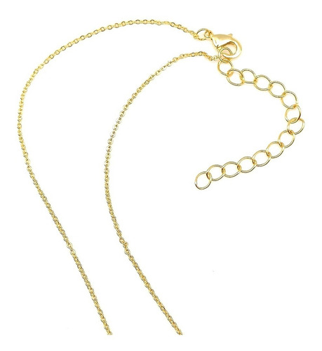 Imagen 7 de 8 de Collar Mujer Elegante Giratorio Cristales Trebol Dorado