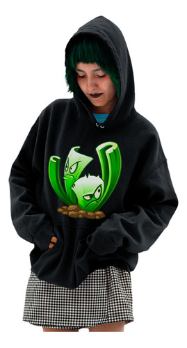 Sudadera Panda Adulto Plantas Vs Zombies Apio Furtivo