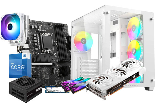 Pc Cpu Gamer Core I5 13600k Rx 7800 Xt 32 Gb Ram White