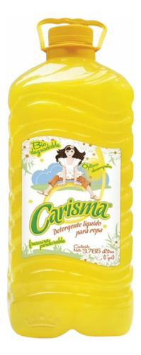 Detergente Ropa Líquido Biodegradable Carisma 3.785 Litros