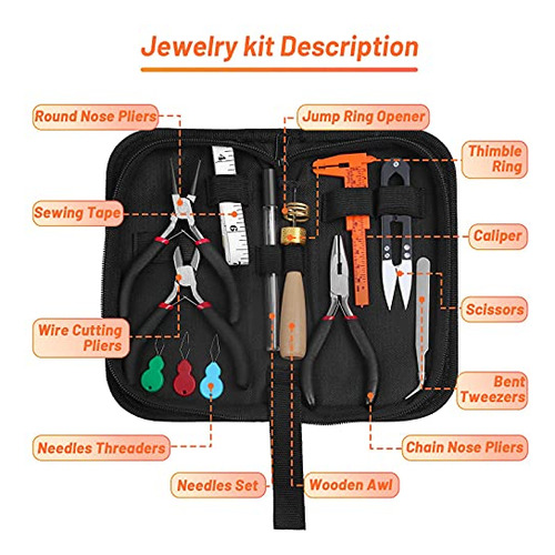 Kit De Suministros Para Hacer Joyas Con Envoltura De Alambre