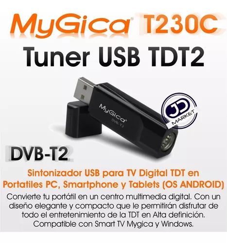 Sintonizador Usb Dvb-T2 Full Hd + Antena – Decodificador Tdt Para Pc