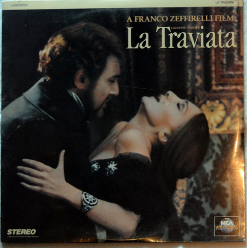 Imagem 1 de 2 de La Traviata Zeffirelli Placido Domingo Ópera Laserdisc Lacre