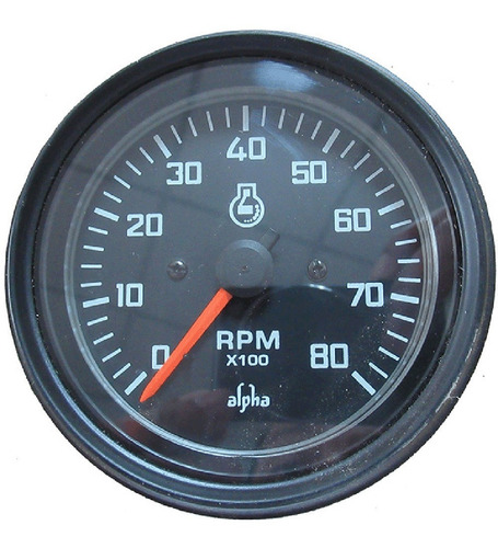 Tacómetro Electrónico 8000 Rpm 12/24v 52mm