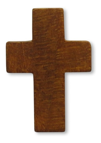 10 Cruces Madera Colgantes 2 Cm X 1,5 Cm Varios Colores