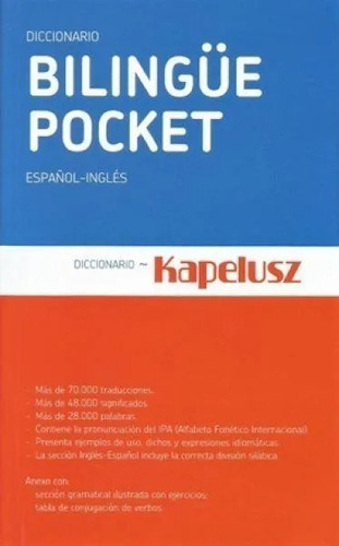 Diccionario Bilingüe Pocket Español - Ingles Kapelusz