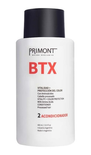 Primont Shampoo Btx + Tratamiento Capilar Btx+ Ampollas Btx