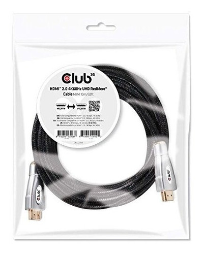 Club3d Displayport 12 A Hdmi Negro