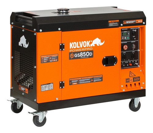 Generador Monofas Diesel Kolvok Gs850d 6,5kva ¡envío Gratis!