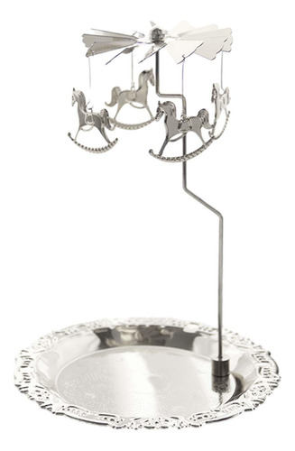 Candelabro Giratorio Plato De 15cm Troyano Argentino