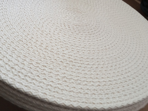 Set Plato Sitio X 30cm. Posavaso 12cm X 12 Un Cesteria Tex