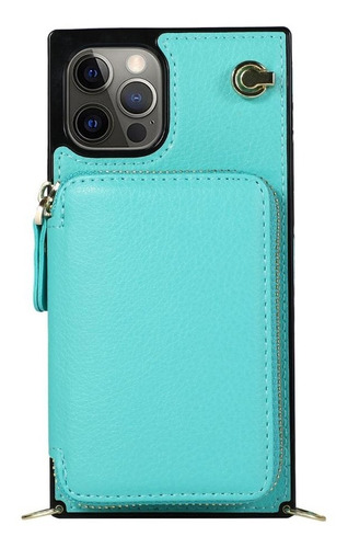 Funda De Cuero Para Billetera Para iPhone 12 / 12 Pro