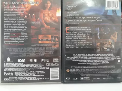 Mortal Kombat O Filme Dvd Original - Warner - Filmes - Magazine Luiza