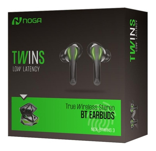 Imagen 5 de 6 de Auriculares Gamer Inalambricos In Ear Pc Celular Noga Ngx3