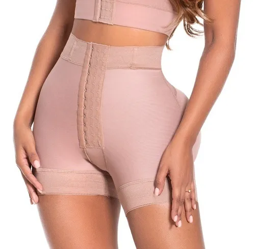 Shorts Faja Levanta Glúteos Para Mujer Con Broches S