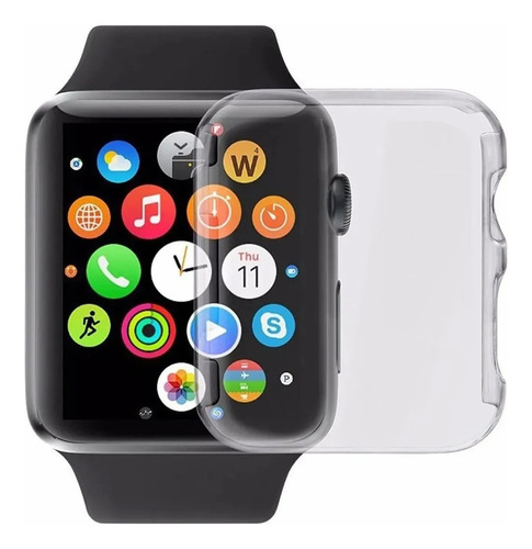 Imagen 1 de 8 de Protector De Pantalla Para Smartwatch Apple Watch 38 A 45 Mm