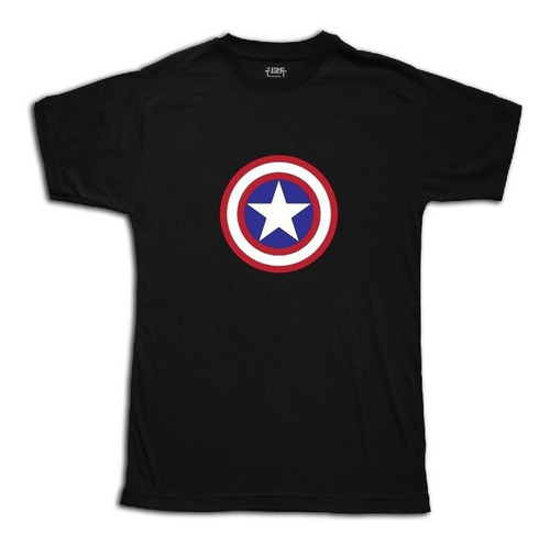 Remera Capitán America Avengers Comic Marvel 100% Algodón