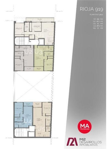 Imagen 10 de 12 de Departamento En Venta 1 Dormitorio Centro Rosario Edificio Amenities