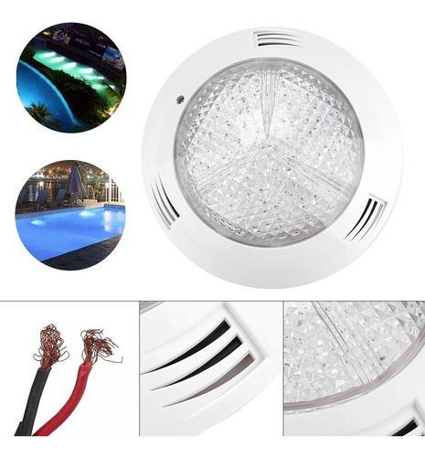 Imagen 3 de 7 de Luz De 360 Led De Piscina Ca 12v 35w Rgb Multicolor