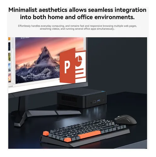 Oumax Max Mini Pc Intel N150 16gb 500gb Dual 1000m Lan Bt5.0