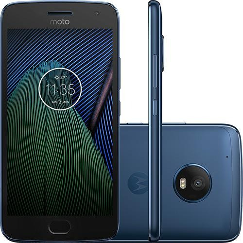 Celular Moto G5 Xt1683 Plus Dual Chip Android7.0 32gb Azul