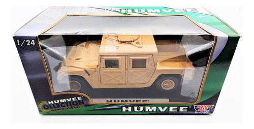 Humvee- Hummer Pick Up Double Cab Us Army- 2 Motormax 1/24