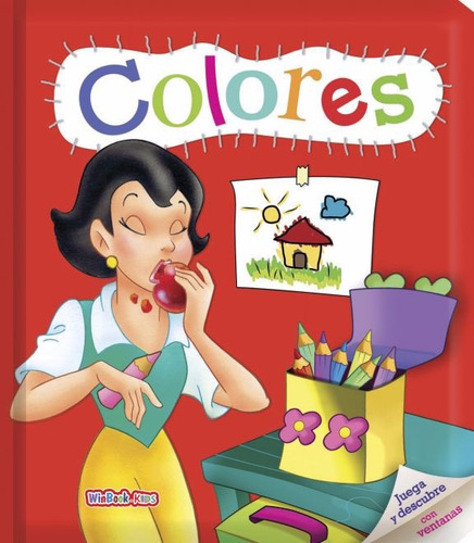 Imagen 1 de 5 de Libro Didáctico Colores Juega Y Descubre Con Ventanas