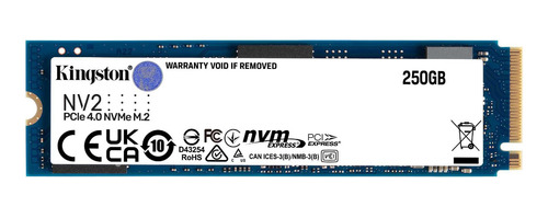 Ltc Ssd Kingston Nv2 M.2 De 250gb Nvme Pcie Gen4.0 Snv2s-250