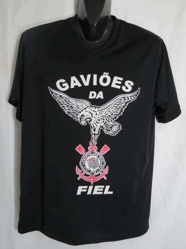 Camiseta De Fútbol Corinthians De Brasil Talla M Negra