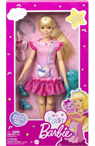 Barbie Mi Primera Muñeca Con Accesorios Incluidos Mattel