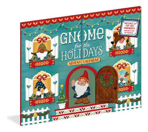 Libro Gnome For The Holidays Advent Calendar - Workman Ca...