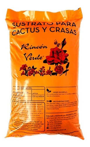 Sustrato Cactus Suculenta 5dm Rincon Verde Terrarios Jardin